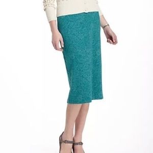 Anthropologie NWT Burnout Lace Pencil Skirt